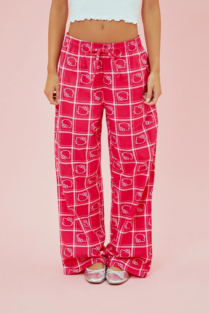 Pantalon de pyjama Ã  imprimÃ© Hello Kitty