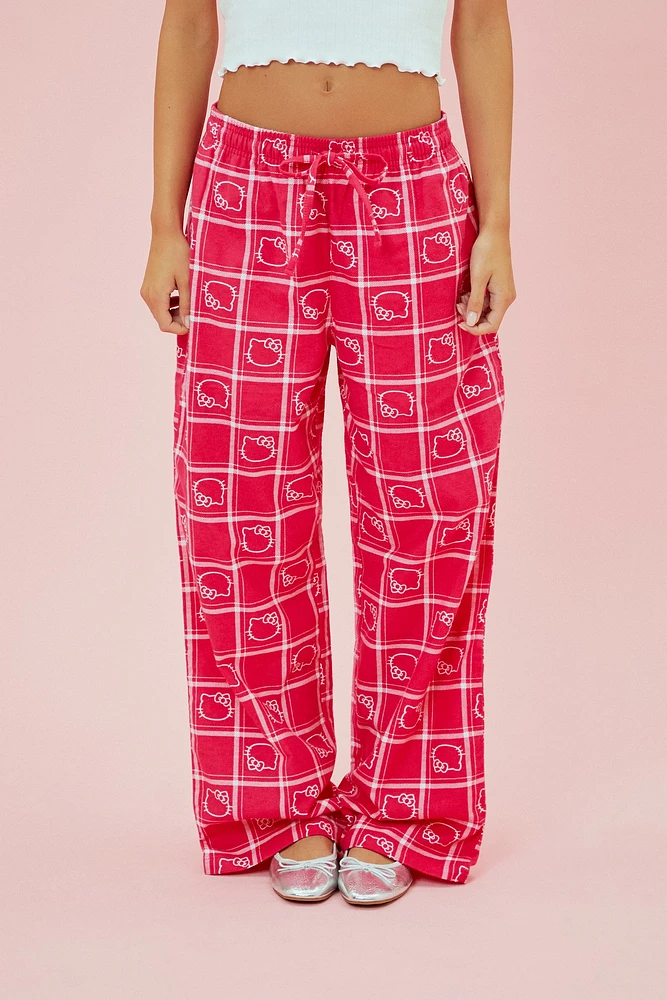 Pantalon de pyjama à imprimé Hello Kitty