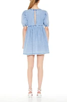 Minirobe de style nuisette en denim