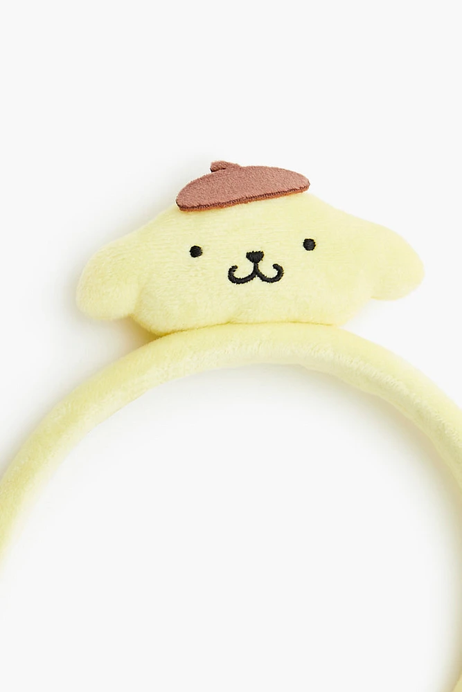 Bandeau en peluche Ã  imprimÃ© Pompompurin