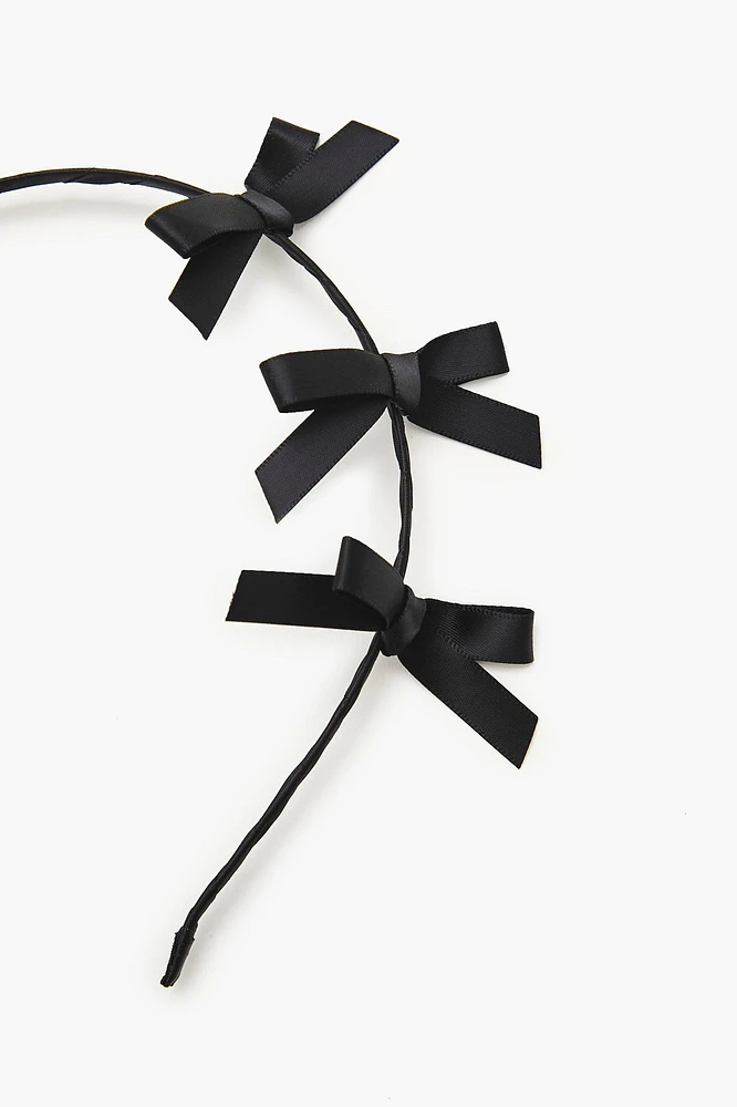 Thin Bow Headband