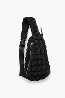 Quilted Nylon Sling Bag