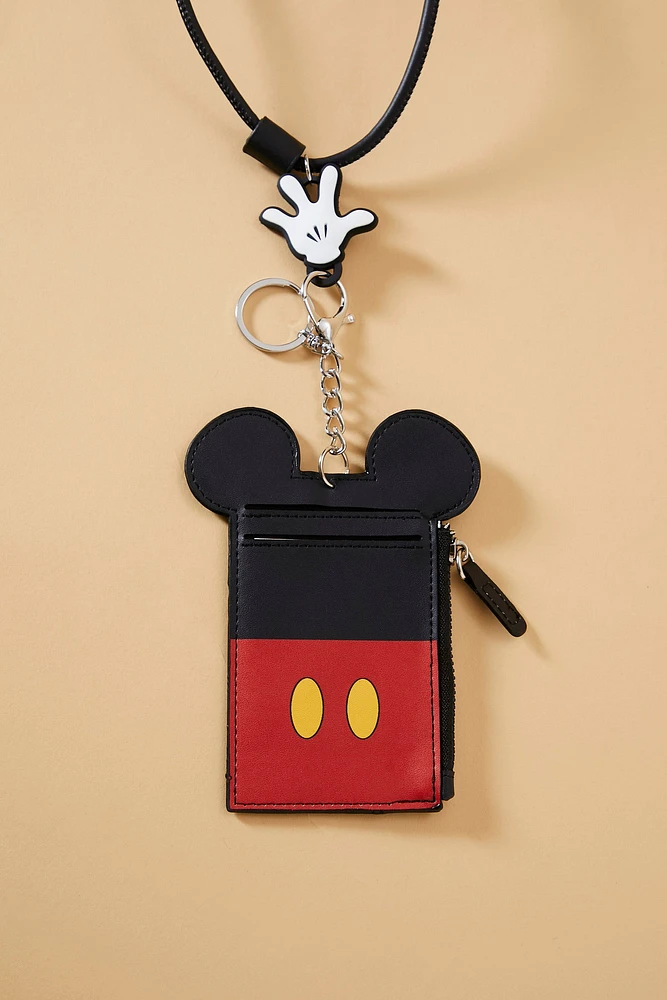 Porte-cartes à imprimé Disney Mickey Mouse