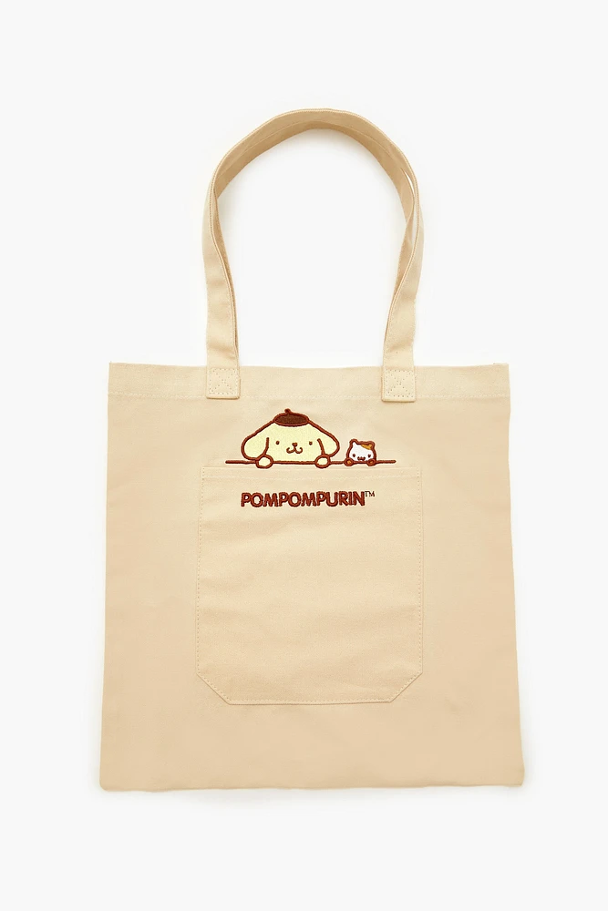 Fourre-tout avec motif brodé Pompompurin