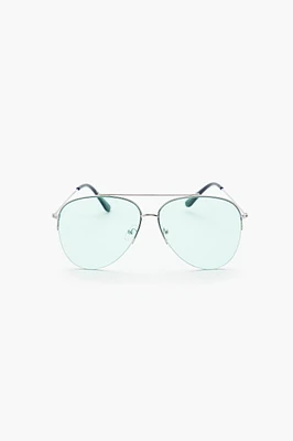 Lunettes de soleil aviateur métallisées