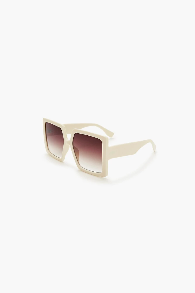 Lunettes de soleil surdimensionnées carrées