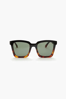 Lunettes de soleil Ã©caille de tortue carrÃ©es ombrÃ©es