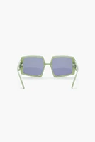 Cut Out Square Frame Sunglasses