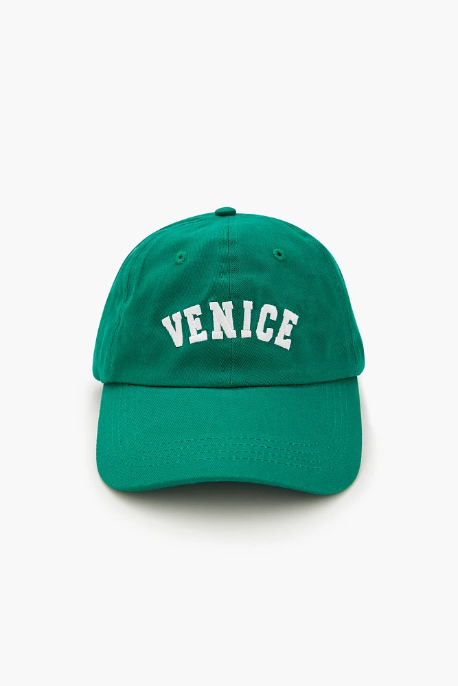 Casquette de baseball avec motif brodÃ© Venice