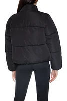 Mock Neck Puffer Jacket