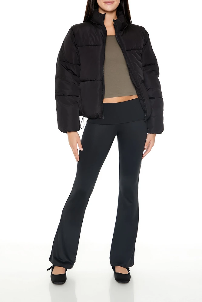 Mock Neck Puffer Jacket