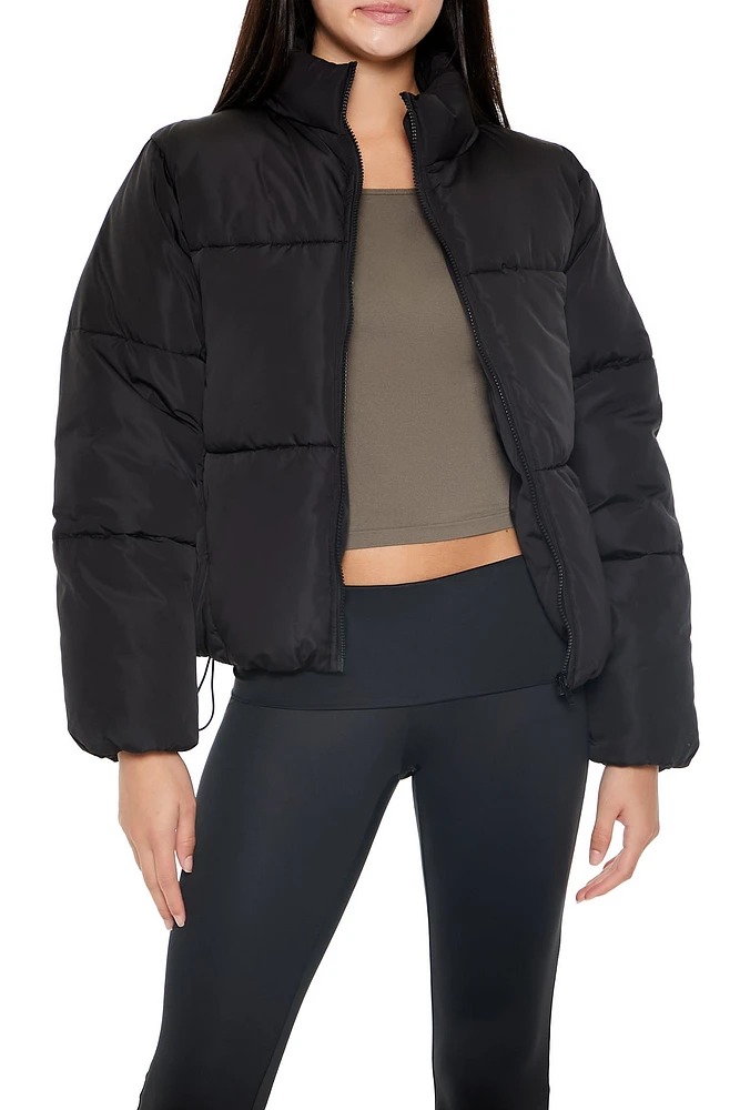 Mock Neck Puffer Jacket