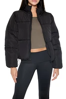 Mock Neck Puffer Jacket