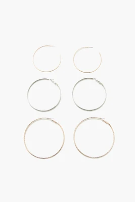 Oversized Hoop Earrings (3 Pack)