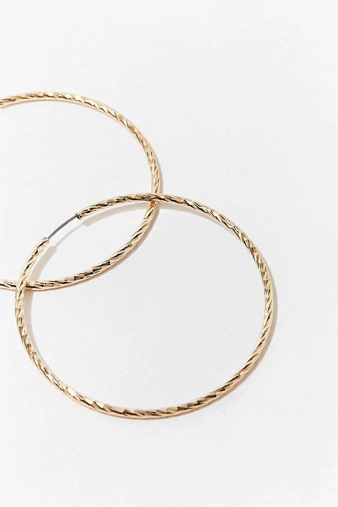 Twisted Hoop Earrings