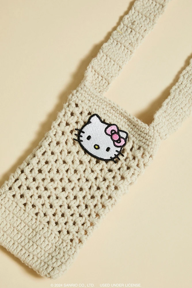 Hello Kitty Crochet Cellphone Bag