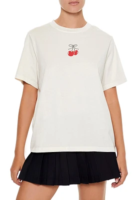 Cherry Bow Graphic T-Shirt