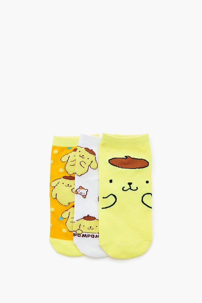 Socquettes Ã  imprimÃ© Pompompurin(3 paires)