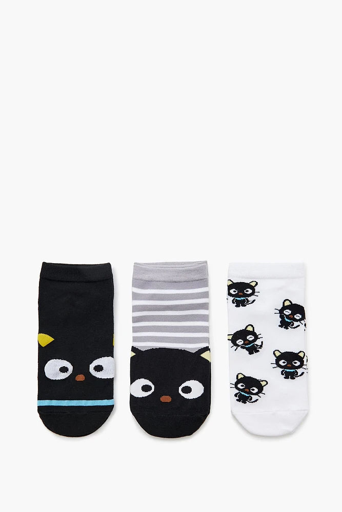 Chaussettes aux chevilles à imprimé Chococat (paquet de 3)