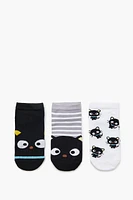 Chaussettes aux chevilles à imprimé Chococat (paquet de 3)