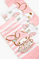 Chaussettes aux chevilles My Melody (paquet de 3)