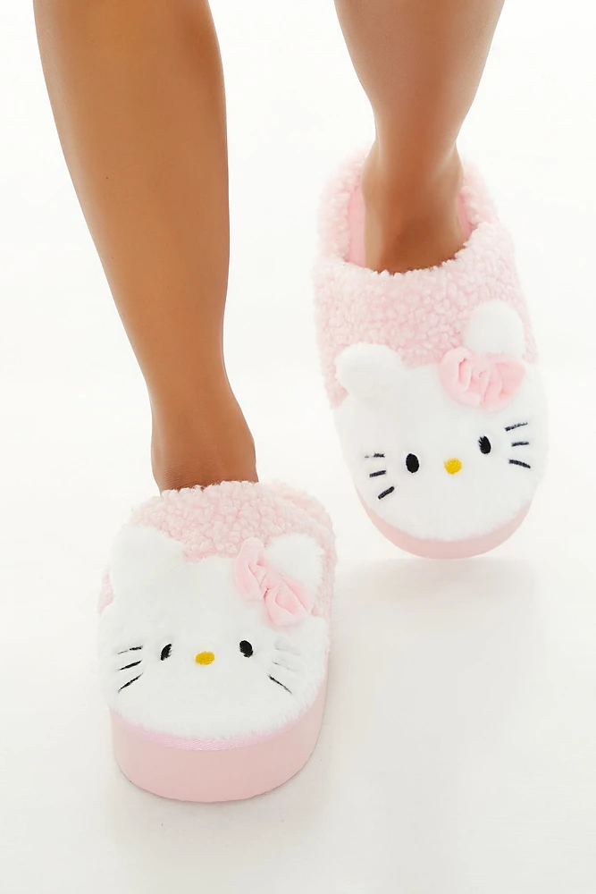 Pantoufles plateforme à imprimé Hello Kitty