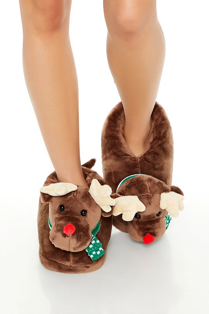 Reindeer Plush Slipper