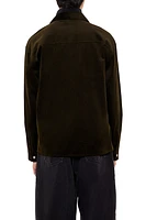 Corduroy Button Front Top