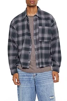 Plaid Flannel Button-Up Top