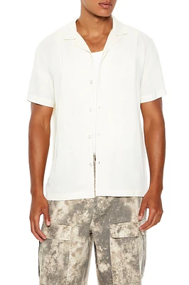 Solid Collared Button-Up Top