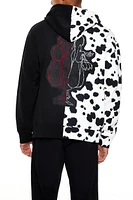 Haut Ã  capuchon avec empiÃ¨cement Disney Villains Cruella de Vil en chenille