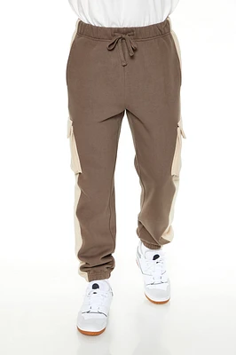 Fleece Colourblock Cargo Jogger