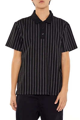 Pinstriped Polo Top