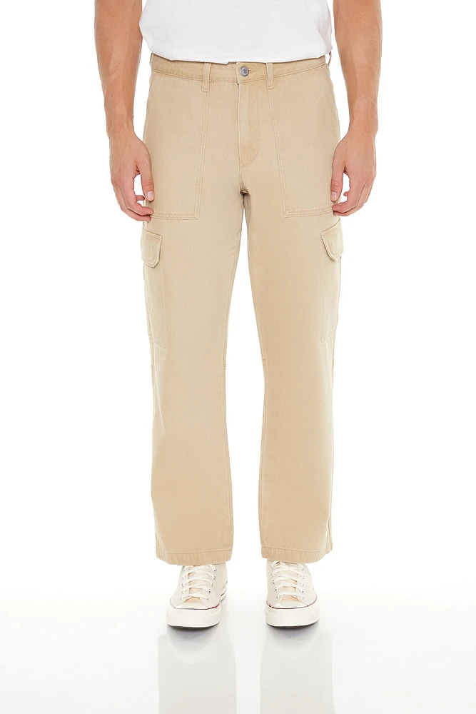 Mid-Rise Straight Cargo Pant