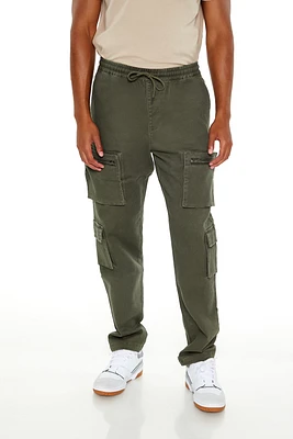 Slim Fit Mid Rise Cargo Jogger