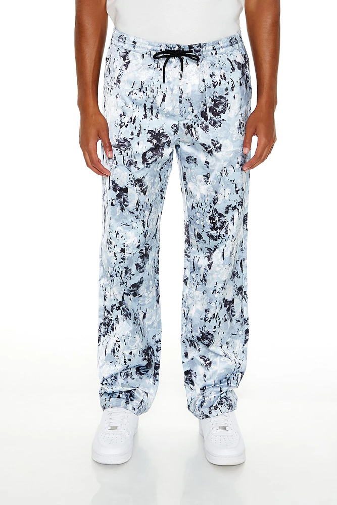 Jogger mi-taille avec motif abstrait