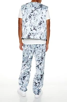 Jogger mi-taille avec motif abstrait