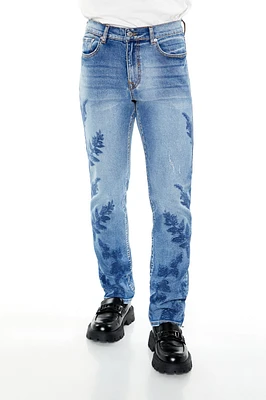 Floral Embroidered Skinny Jean