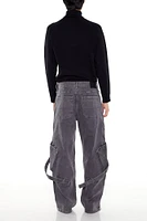 Baggy Wide Leg Utility Cargo Jean