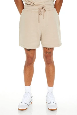 Mid Rise Fleece Drawstring Short