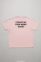 T-shirt rose à imprimé Mean Girls