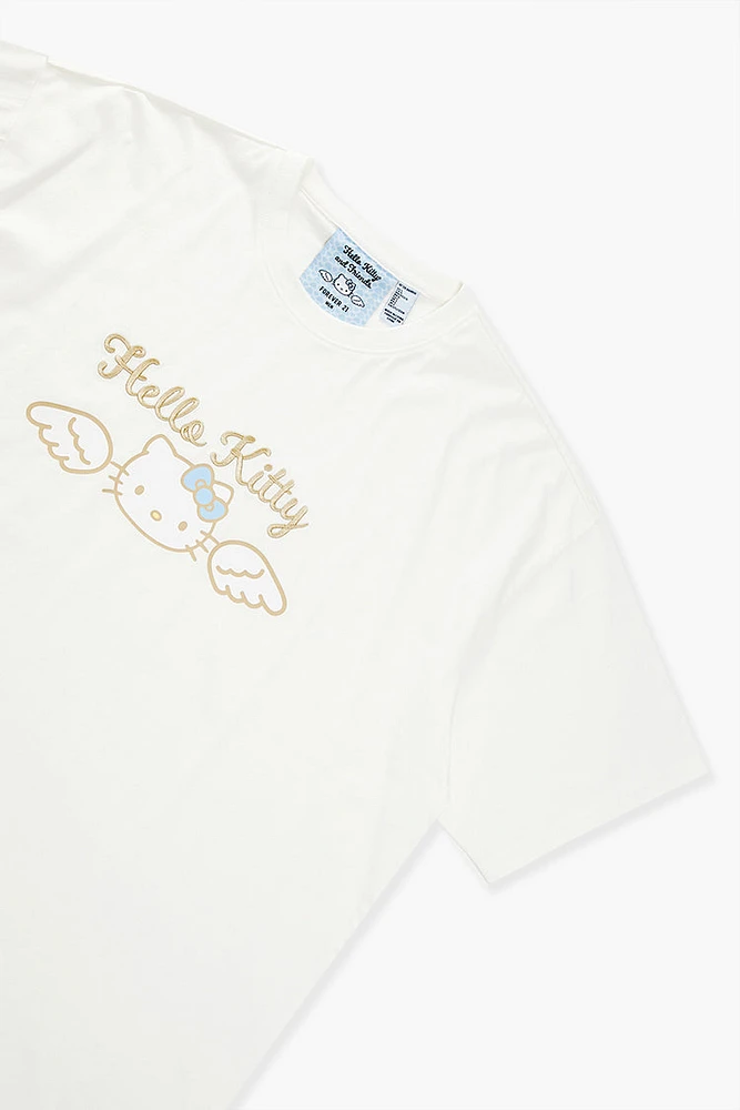 T-shirt avec motif brodÃ© Angel Hello Kitty