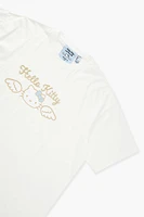 T-shirt avec motif brodÃ© Angel Hello Kitty