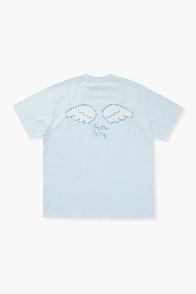 T-shirt ras du cou avec motif brodÃ© Angel Hello Kitty