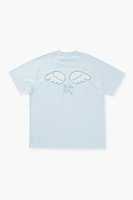 T-shirt ras du cou avec motif brodÃ© Angel Hello Kitty