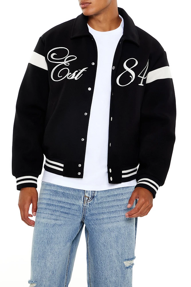 Est 84 Letterman Bomber Jacket