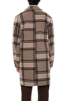 Plaid Wool Coat