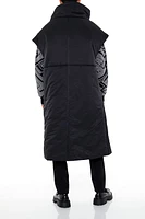 Longline Wrap Puffer Vest