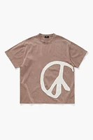 T-shirt avec empiÃ¨cement Peace & Love Now