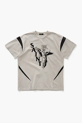 T-shirt avec motif brodé Saint Angel